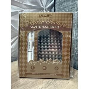 Lashview Fluster Frenzy, cluster lashes kit.